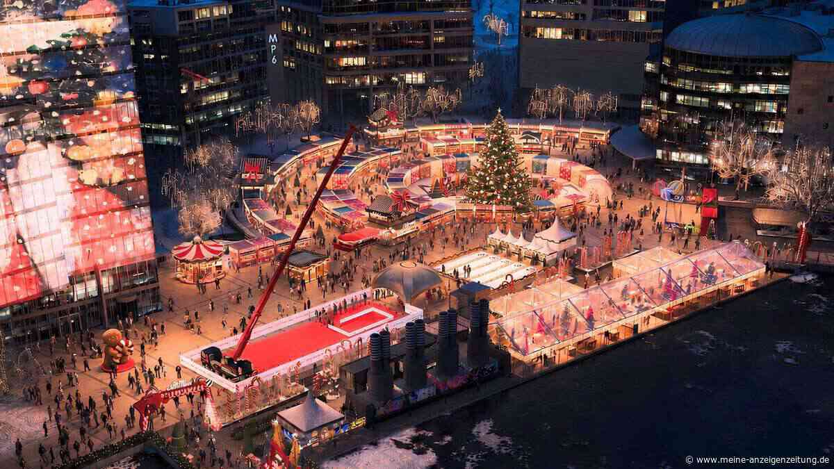 Über diesen Weihnachtsmarkt fliegt erstmals ein Rentierschlitten