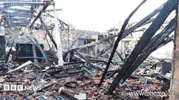 Arson probe after blaze at former social club