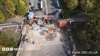 Demolition of M5 bridges is 'going smoothly'