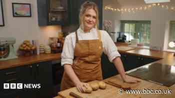 She started by peeling potatoes, now she is one of Britain's best-known online chefs