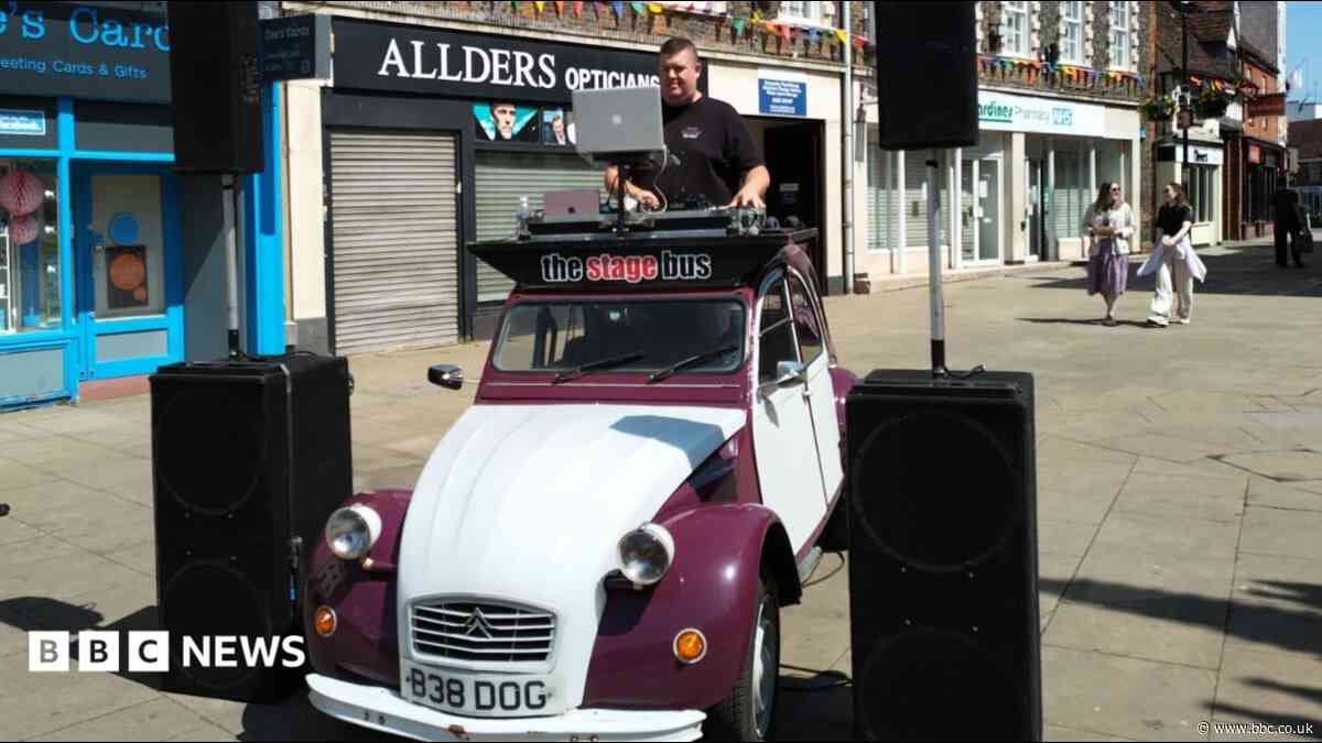 'I turned my Citroen 2CV into a DJ booth'