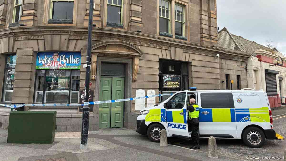 Sunderland police cordon LIVE: Updates as famous pubs taped off with officers at scene