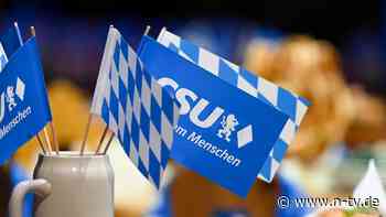 "Grenzen uns entschieden ab": CSU stellt sich auf Parteitag demonstrativ gegen AfD und Linke