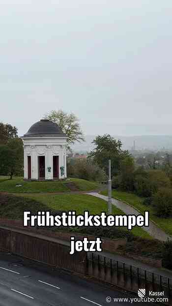 Vom historischen Frühstückspavillion einen Blick auf die Karlsaue gönnen 👀 #kassel