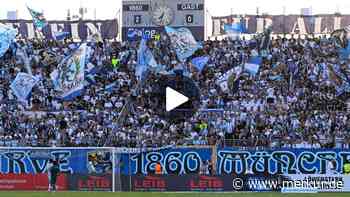 1860-Fans stimmen sich lautstark auf das Stadtderby ein