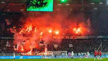 Hannover-Fans zeigen Eintrachts geraubte Derby-Choreo gegen St. Pauli in der Kurve
