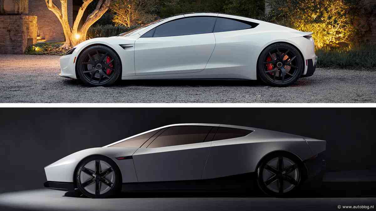 Oud vs. nieuw: Tesla Roadster
