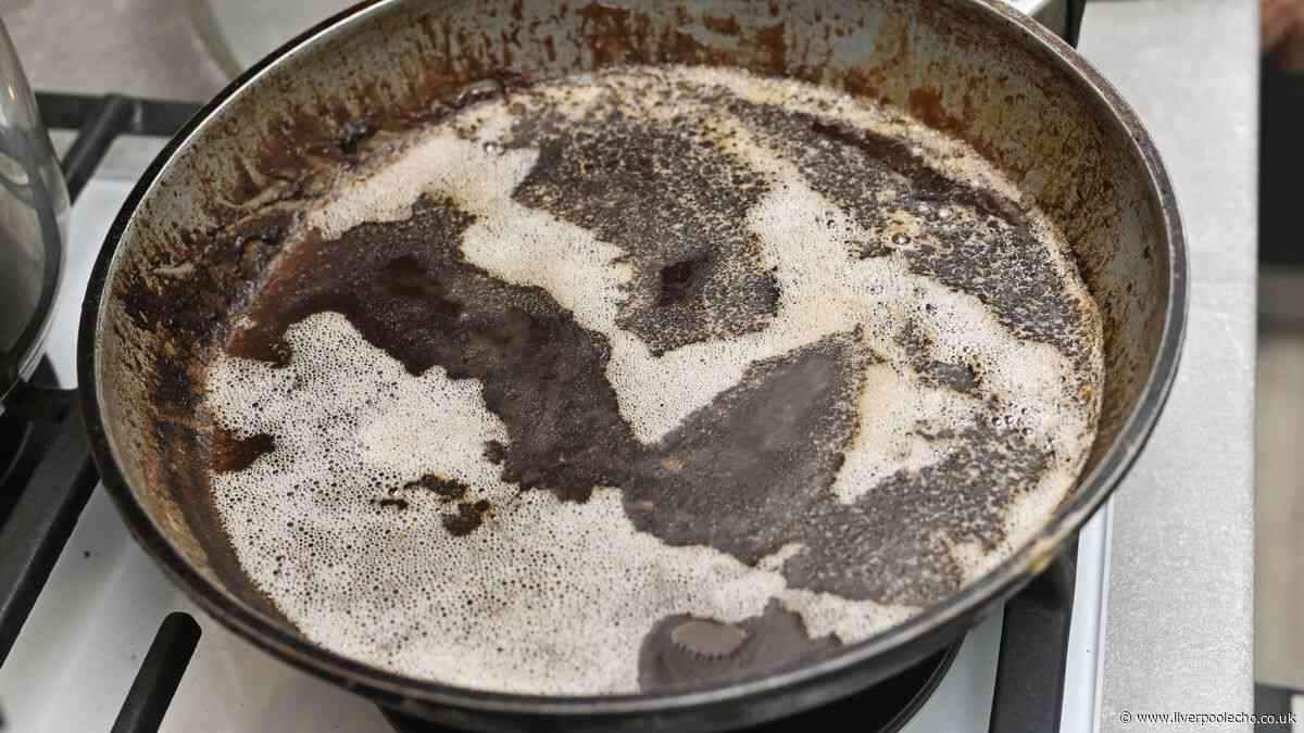 Nigella Lawson's simple method for removing burnt food from pots and pans — no scrubbing