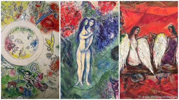 Cosa nascondono davvero i dipinti di Marc Chagall? Dal Paradiso in cui uomo e donna diventano una cosa sola alle città della sua vita: viaggio nel museo di Nizza progettato dall’artista