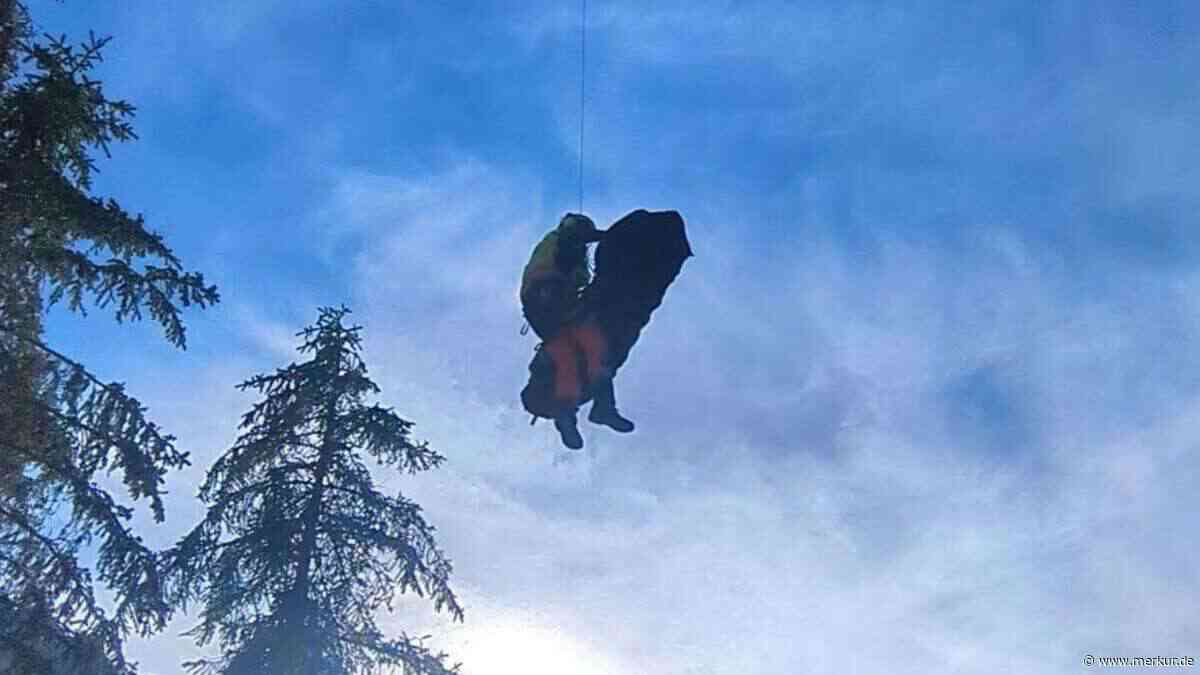 Wanderer stürzt 10 Meter ins Steilgelände und wird schwer verletzt