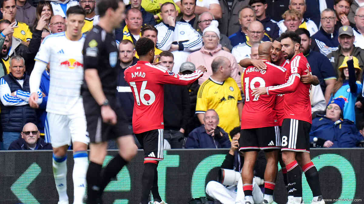 LIVE buitenlands voetbal | Manchester United op voorsprong bij Leeds United, De Lig en Zirkzee op de bank