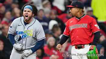 Rays capitalize on Guardians errors, win 7-3 to tie ALCS at 2-2