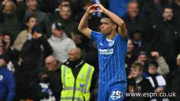 Brighton vs. Crystal Palace LIVE: Diego Gómez scores from halfway line