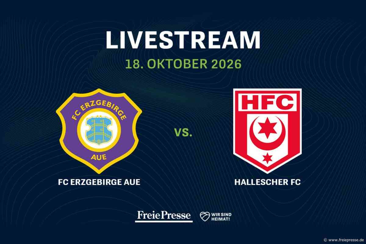 FC Erzgebirge Aue gegen Hallescher FC: Das ganze Spiel zum Nachschauen