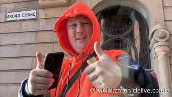 Smiling Northumberland man sees funny side of being accused of stealing cash from woman