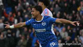 Brighton vs. Crystal Palace LIVE: Seagulls run riot as they race into 4-0 lead