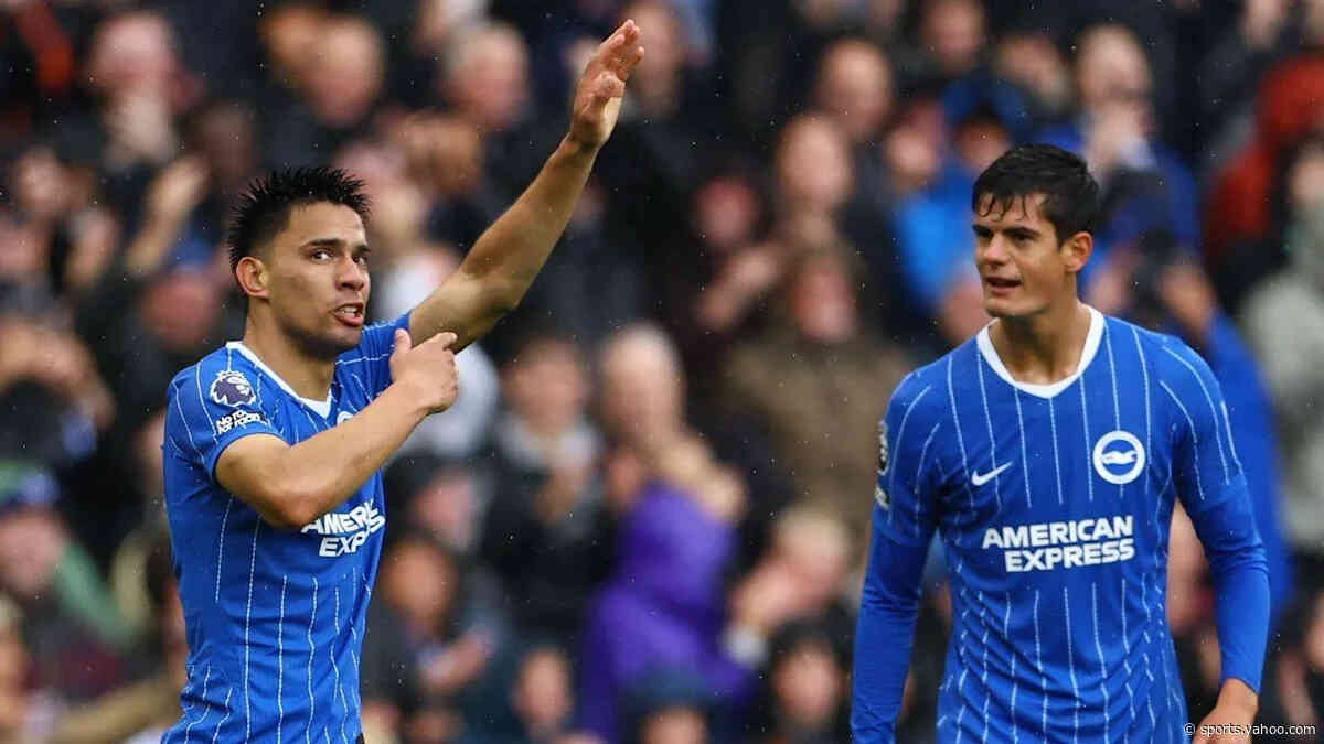 Gomez scores stunning goal as Brighton thrash Palace