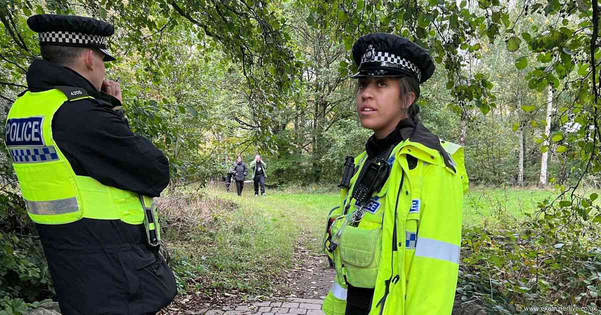 Honley police cordon in 9 dramatic photos as crime scene officers investigate