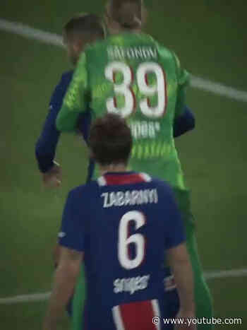 What a save by Lucas Hernandez ⚔️😳 #football #ligue1 #sports #footballshorts #soccer #foot #shorts