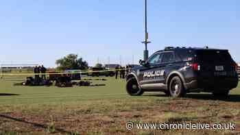 Two dead and several injured in Kansas after vehicle ploughs through football match
