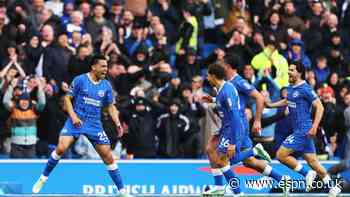 Gomez's halfway-line Brighton stunner in 5-0 win was longest-range PL goal in 9 years