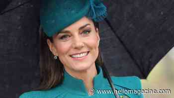 Only Kate Middleton could make the humble umbrella look THIS stylish