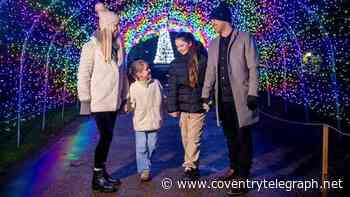 The Christmas Village with light trail, ice rink and market just 20 minutes from Coventry
