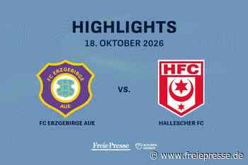 FC Erzgebirge Aue – Hallescher FC: Die Highlights des Spiels im Video