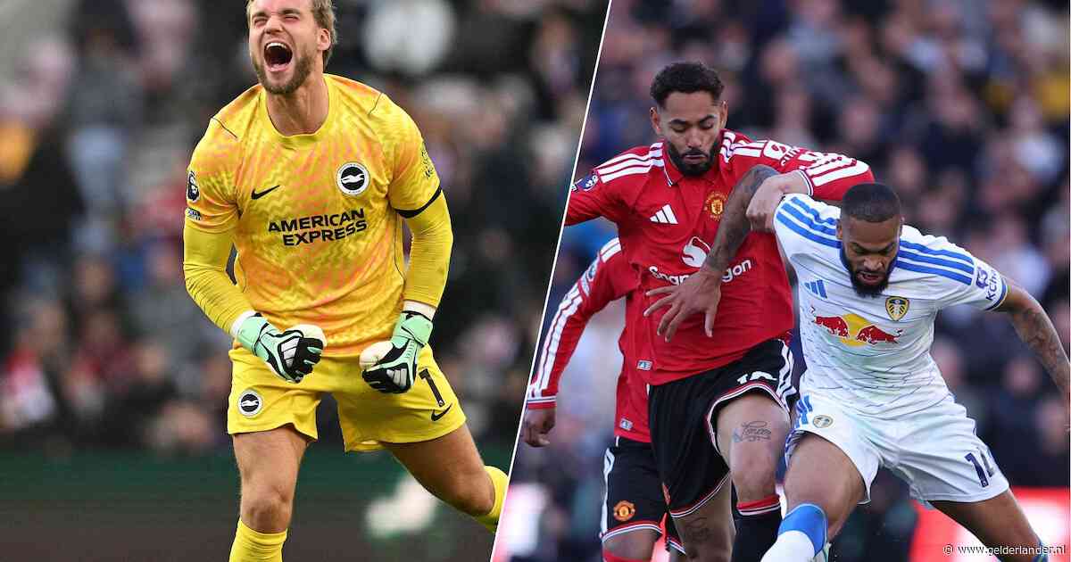 Manchester United blijft kwakkelen, Bart Verbruggen derde met Brighton, oud-PSV’er helpt Arsenal aan late zege