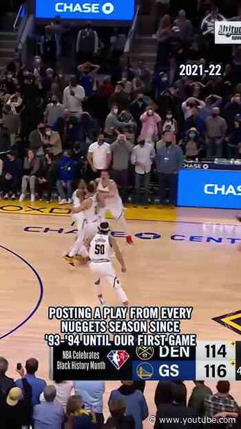 Monte in the Bay for 5 days until Nuggets Basketball  #nba #basketball #denvernuggets