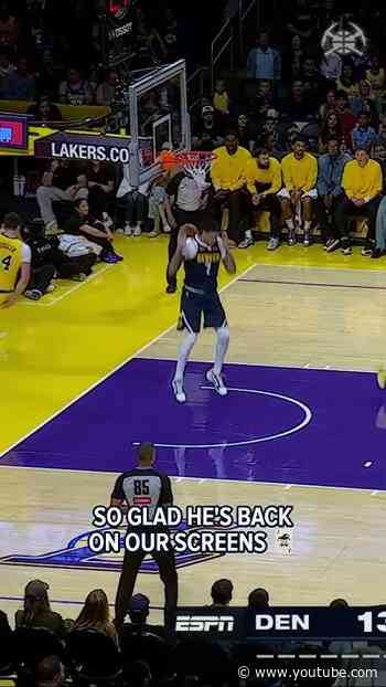oops he did it again  #nba #basketball #denvernuggets