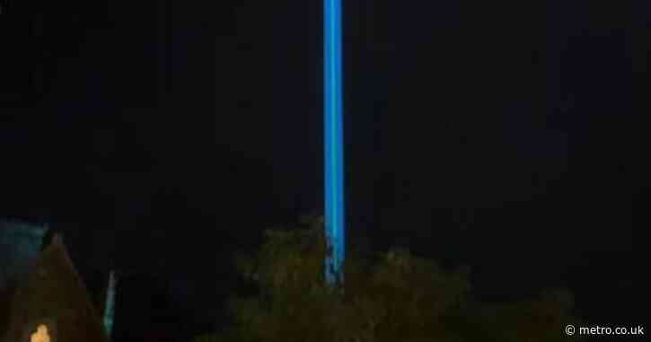 Londoners baffled by 250 mile high military-grade laserbeam piercing the night sky