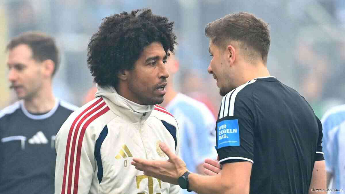 Abseits der Kameras: Bayern-Trainer Dante hadert mit Roter Karte
