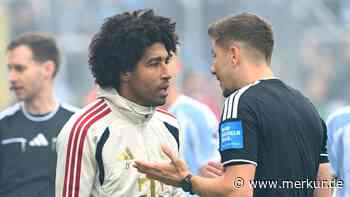 Abseits der Kameras: Bayern-Trainer Dante hadert mit Roter Karte
