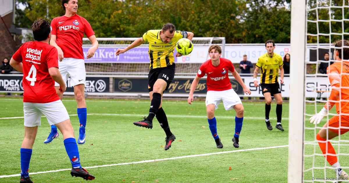 Halsteren-captain Jeroen Beerendonk geniet na van jubileumgoal: ‘Al vind ik dat een mooiere mijlpaal’
