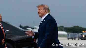 Donald Trump airport suddenly launches investigation hours before president was expected to depart after 'suspicious phone call' freezes flights