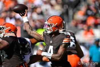 Cleveland Browns down 7 points in the second half