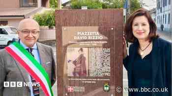 Italian square named after murdered musician loved by Mary, Queen of Scots