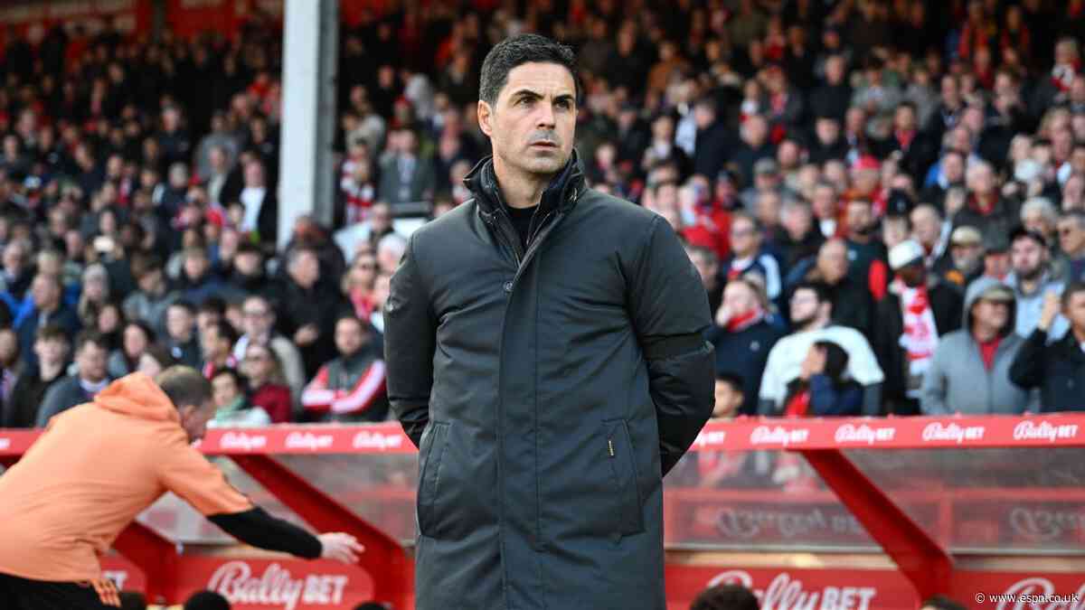 Arteta blames Forest 'Christmas tree' for Arsenal's blunt display