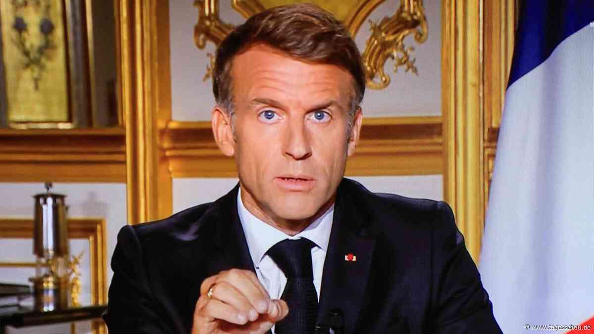 Ausschreitungen in Frankreich: Macron spricht von "Wut und Scham"