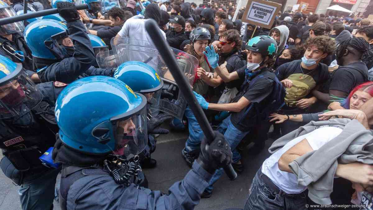 Gewaltsame Proteste in Mailand – Dutzende Menschen festgenommen