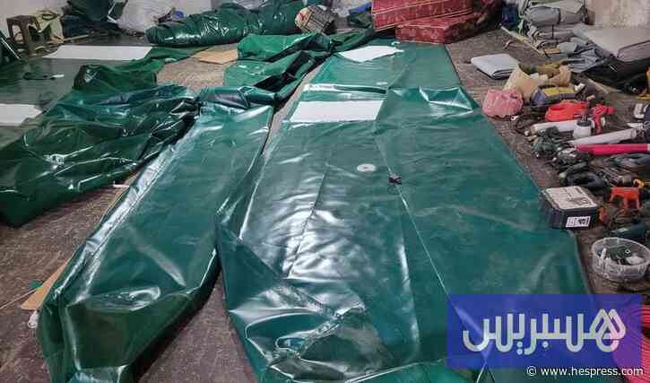 الدرك يفكك مصنعا سريا للقوارب المطاطية