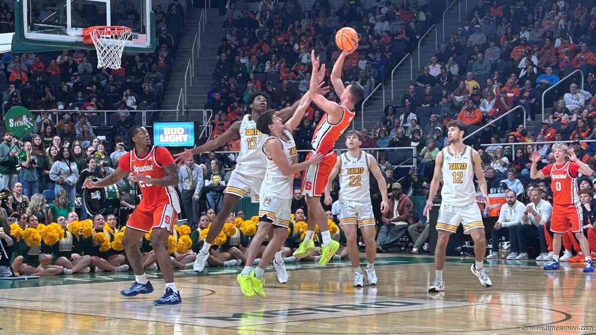 Syracuse holds off Siena to win exhibition game at MVP Arena