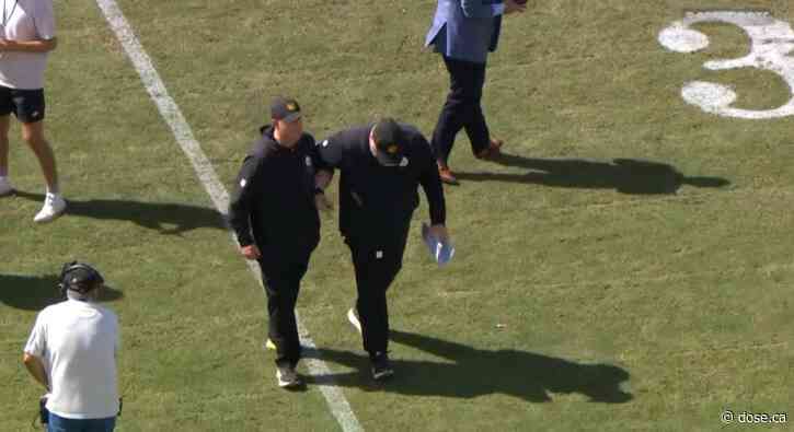 The Steelers’ head coach was injured