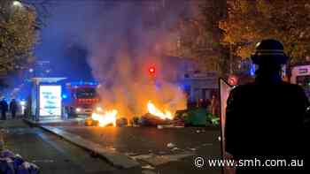 Protesters clashed with police in major French cities after rallies descended into violence and looting