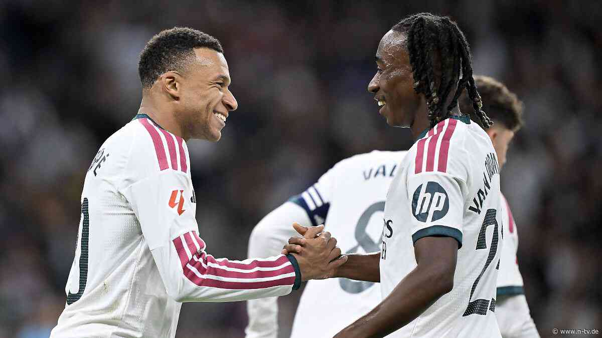 Mbappé mit frechem Elfer: Ex-Leipziger spielt bei Reals Sieg groß auf