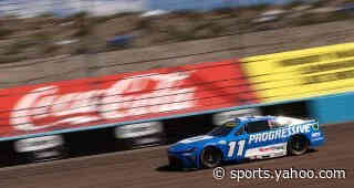 Denny Hamlin has tire go down during final stage of Phoenix Chase race