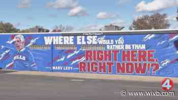 Mural honors Hall of Fame Bills coach Marv Levy