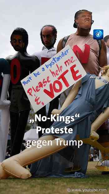 „No-Kings"-Proteste gegen Trump