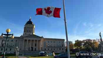 Flags flying at half mast in Manitoba after deadly fire at Alberta military base